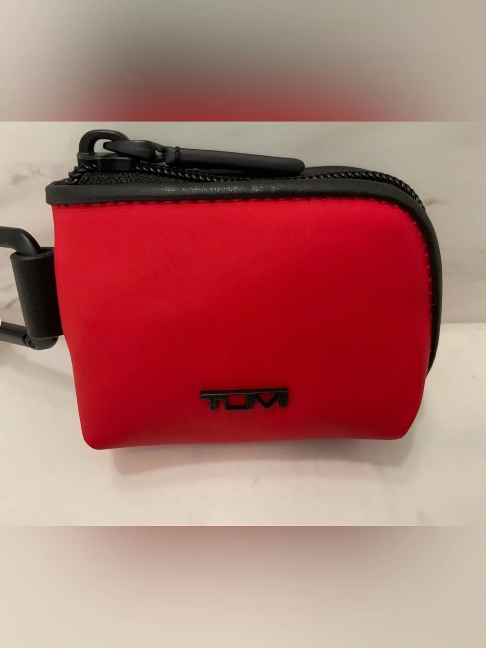 NEW TUMI + ALPHA BRAVO AirPods Pro Extra Small Pouch - TUMI RED
